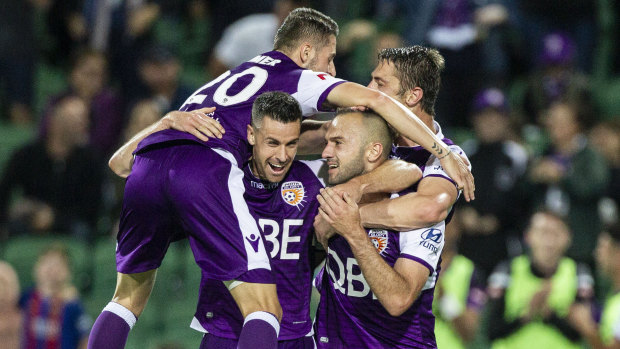 Perth Glory will shoot for grand final glory in front of a record WA crowd at Optus Stadium on Sunday afternoon.