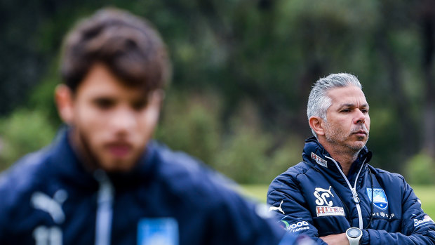 No love lost: Sydney FC coach Steve Corica keeps Wanderers feud alive ahead of his first derby.