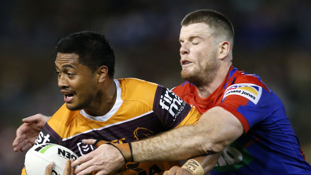 Casualty: The loss of Anthony Milford for an indefinite period could hit Brisbane hard.