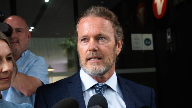 Craig McLachlan pictured in December 2020.