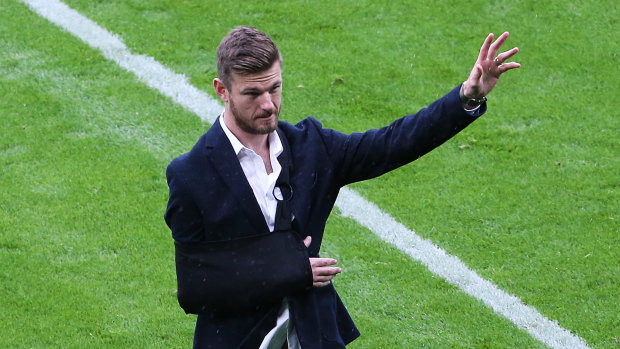 Rob Horne suffered a career ending injury in a tackle while playing for Northampton.