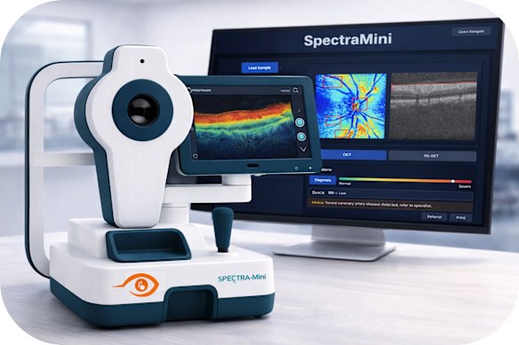 The prototype scanner developed by Afsharan, Dwivedi and their colleagues.