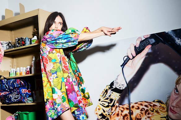 Anna Plunkett began her love for upcycling garments as a child.