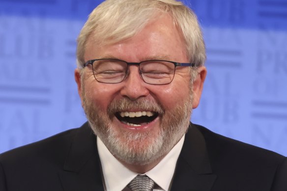 A welcome distraction? We are amused, Kevin Rudd. 