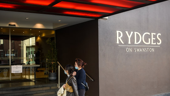 A general view of the Rydges on Swanston hotel.