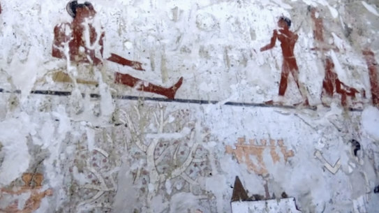 New tomb discovered near pyramids in Egypt