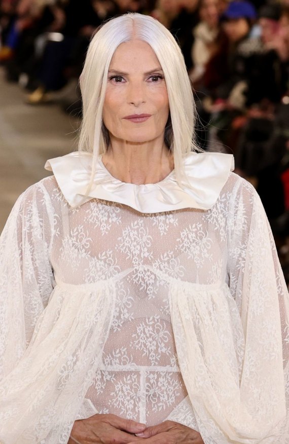 Rachel Waller at New York Fashion Week.