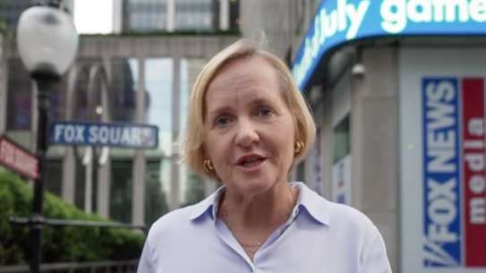 ABC journalist Sarah Ferguson presented Fox and the Big Lie, the program that frustrated executives at the American cable network.