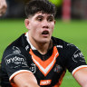 Wests Tigers forward Tuki Simpkins is in hot water after an incident in the early hours of Sunday morning.