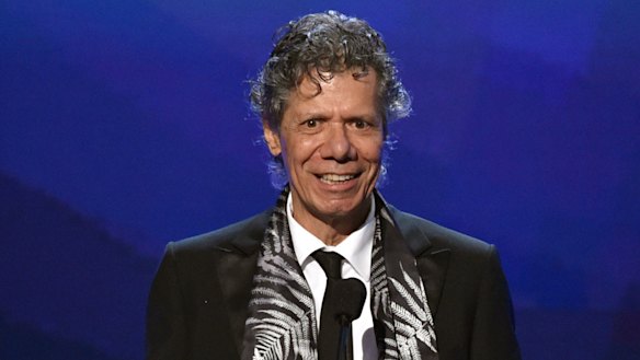 Chick Corea, pictured here at the 2015 Grammy Awards, has died at 79. 