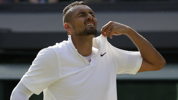 Nick Kyrgios lost an epic grudge match against Rafael Nadal.