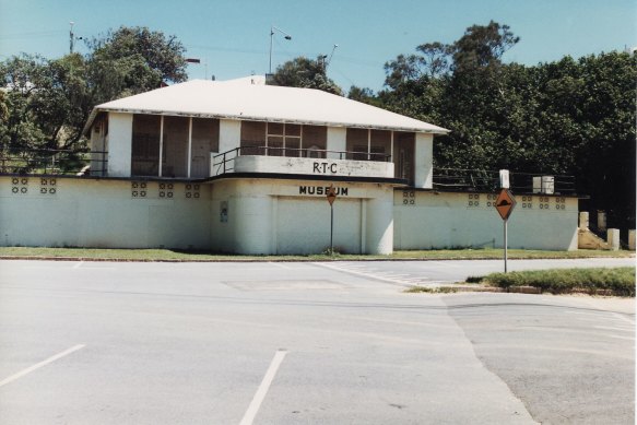 An undated photo of the pavilion, during its time as the site of the Redcliffe Museum.