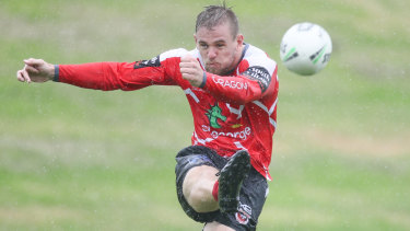 It's expected to be a wet night on Thursday, and Matt Dufty will be key to the Dragons' chances.