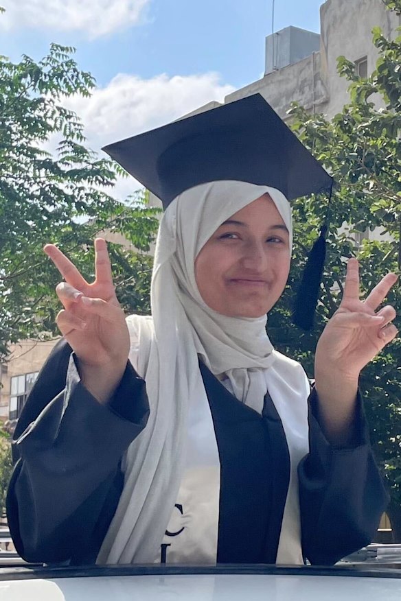 Abu-Izneid was in her third year studying dentistry in the West Bank.