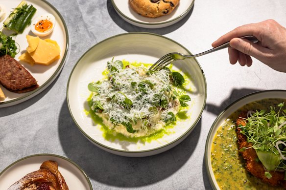 Ricotta gnocchi and other assorted dishes.