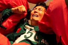 Lee Jung-jae as Seong Gi-hun in Squid Game.