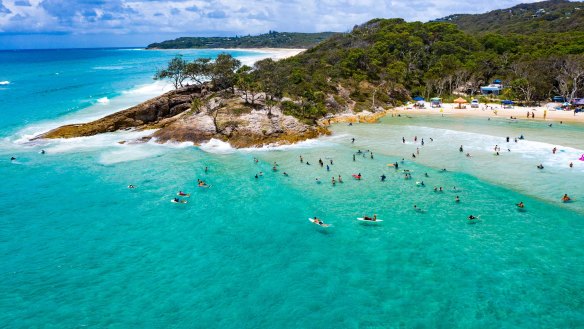 Cylinder Beach on Stradbroke Island made the list of top beaches in Australia.