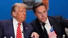 President Donald Trump and NATO Secretary General Mark Rutte in The Hague last month. 