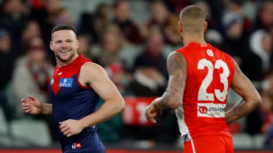 Steven May, given a maximum 10 votes in the Gary Ayres award last weekend, has warned his teammates to expect a bristling Brisbane.