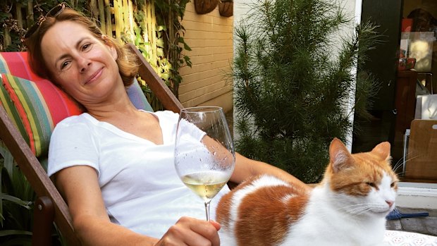 There’s a great life to be had out the other side of the baby-making vortex, says author Katrina Strickland, pictured here with Teo.
