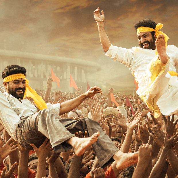RRR’s spectacular action and bold visual effects have made it a huge hit, even with those who may not pick up on its heady mix of history, religion, myth and nationalism.