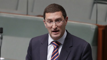 Liberal MP Julian Leeser in Parliament.