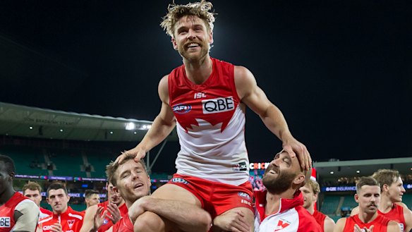 Dane Rampe is "bullish" about the next generation of Swans.