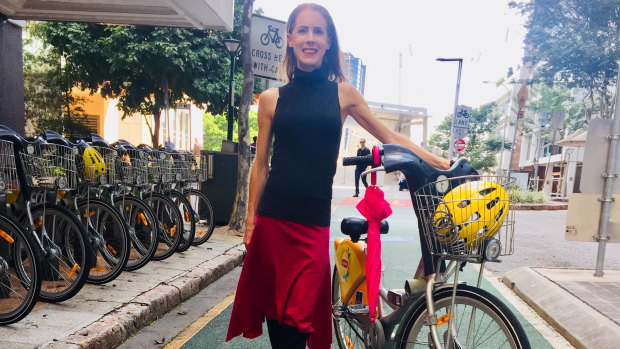 Bicycle Queensland chief executive Anne Savage says it is time for grid of bike lanes through Brisbane's CBD.