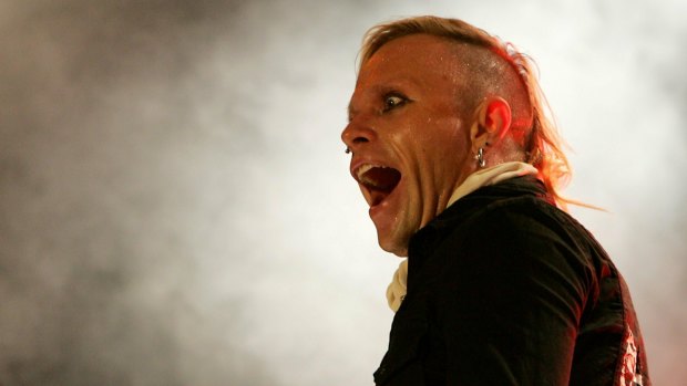 Keith Flint, singer of the British band Prodigy in 2005.
