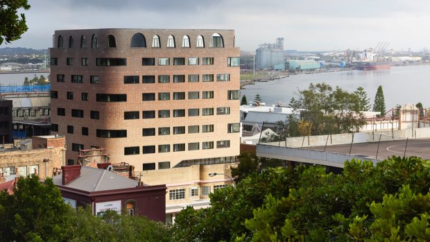 The East End Apartments have sweeping views across Newcastle Harbour.