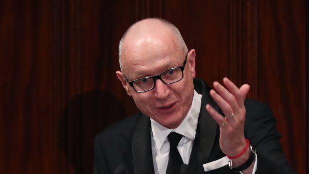 News Corp boss Robert Thomson said the Australian economy had affected the global media giant's results.