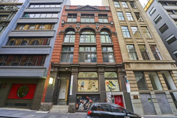 The Maria George building at 179-181 Flinders Lane.