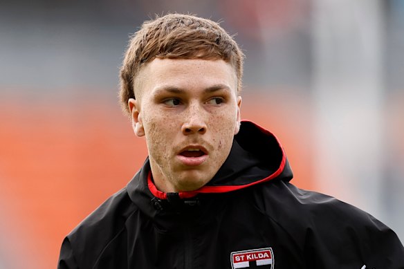 St Kilda’s Lance Collard.