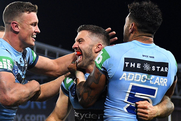 Could artificial intelligence have predicted James Tedesco's State of Origin series-winning try last year?