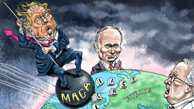 Trump no longer leads the free world. So the West must confront a vexing question