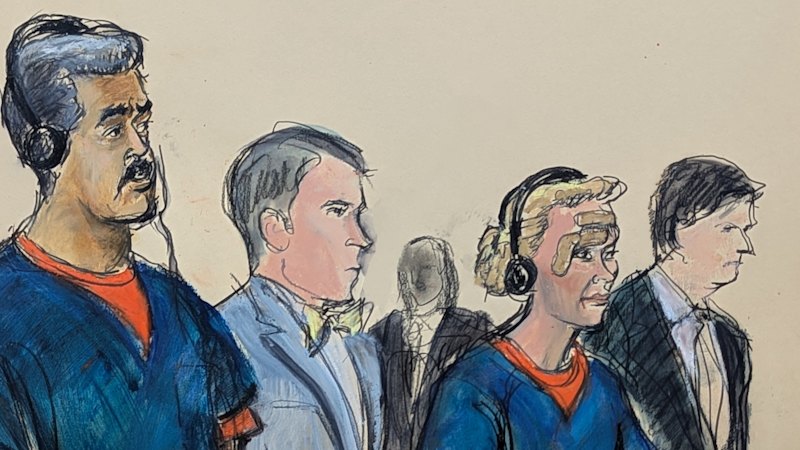 With slow, deliberate steps and a smile, ousted autocrat meets his new reality