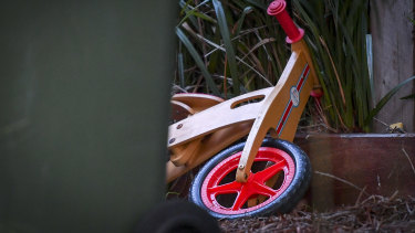 Children's bikes were visible at the Seagrove Way home on Friday.