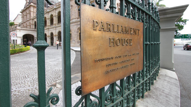 Queensland’s parliamentary rules, and the Criminal Code, ban any disturbance of proceedings from the public gallery.