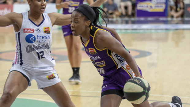 Boomers WNBA import Lindsay Allen ended her season on a high.