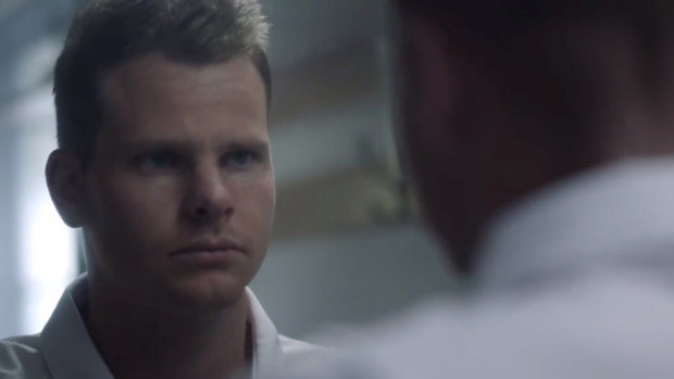 Wrong call? Steve Smith appears in the Vodafone ad.