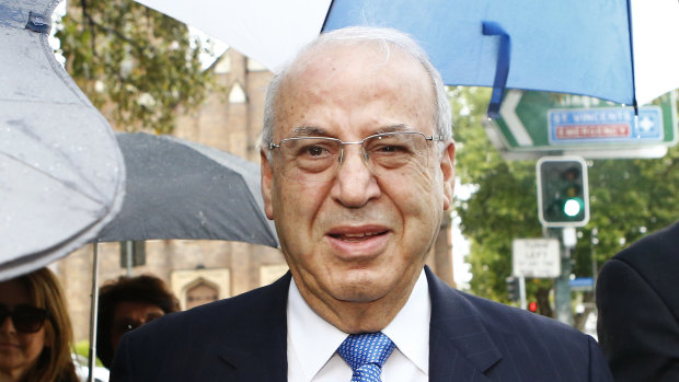 Former NSW Labor MP Eddie Obeid in December 2016.