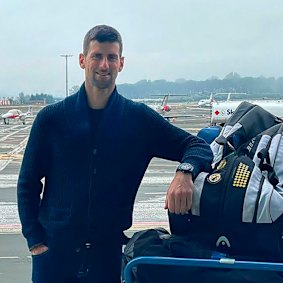 Novak Djokovic posted on Instagram saying he had been granted an “exemption permission” to play at the Australian Open. 