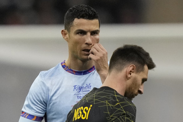 The exhibition match was likely the end of the road for the storied Ronaldo v Messi rivalry.