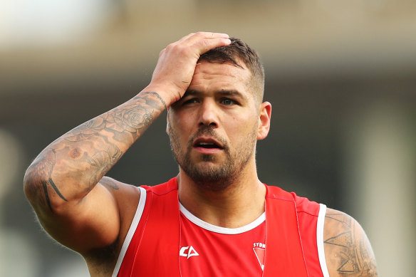 The extent of Lance Franklin's hamstring injury is not yet known.