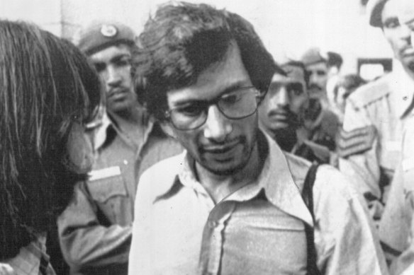 Charles Sobhraj during a court hearing in 1977.