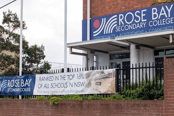 Universidad secundaria Rose Bay en Dover Heights.