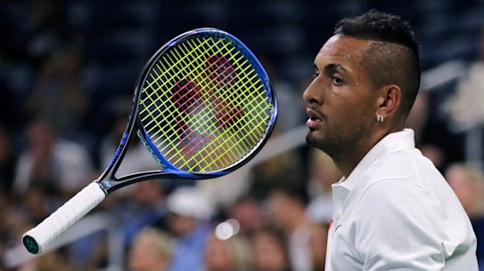 Nick Kyrgios is through to the second round.