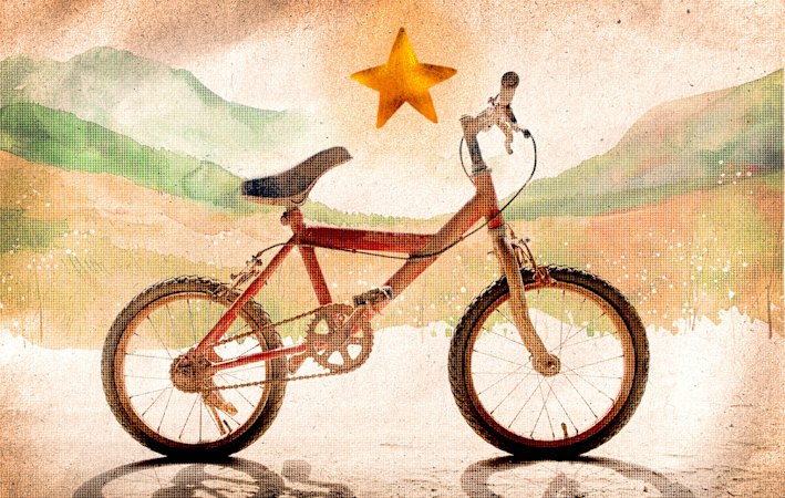 The long-ago Christmas of the magical bicycle