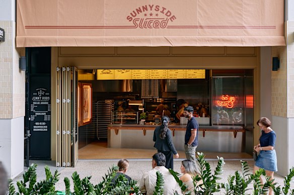 Sunnyside Sliced opened at Gasworks Plaza in late January.