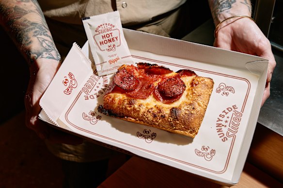 Sunnyside Sliced has outlets in Brisbane (pictured) and Mentone.